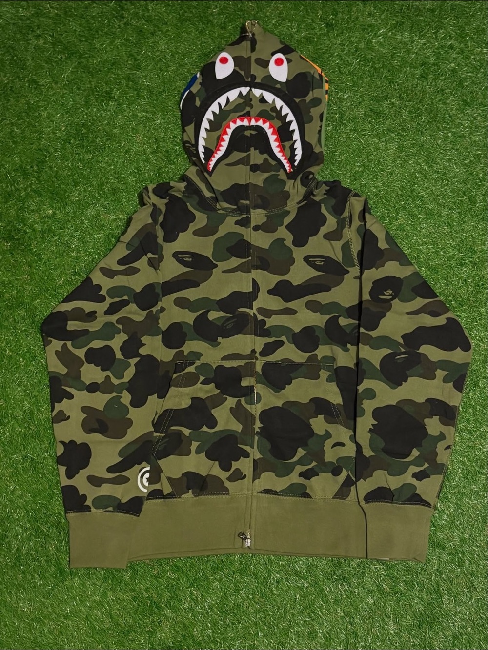 Green Bape Zip Up